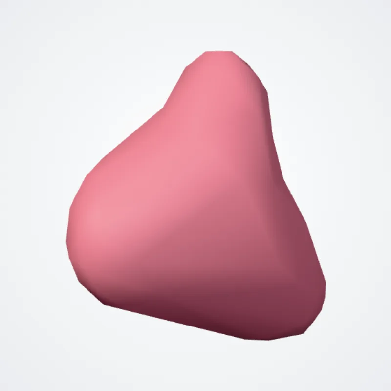 Ampulla canaliculi lacrimalis (Ampulla of lacrimal canaliculus) hervorgehoben in einem 3D-Modell des menschlichen Körpers