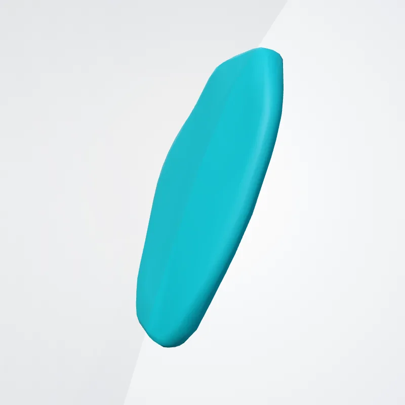 Bursa anserina (Anserine bursa) hervorgehoben in einem 3D-Modell des menschlichen Körpers