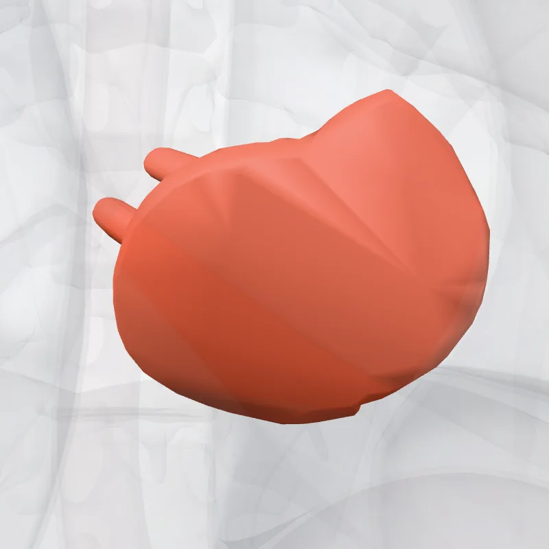 Musculus papillaris anterior ventriculi dextri (Anterior papillary muscle of right ventricle) hervorgehoben in einem 3D-Modell des menschlichen Körpers