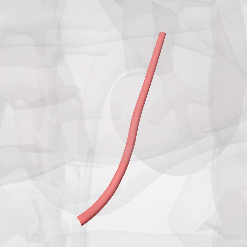 Ramus ascendens arteriae (Ascending branch of left colic artery) hervorgehoben in einem 3D-Modell des menschlichen Körpers