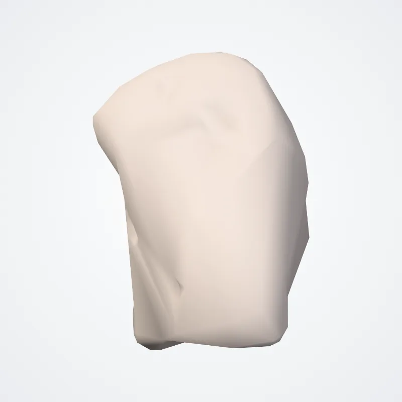 Os capitatum (Capitate bone) hervorgehoben in einem 3D-Modell des menschlichen Körpers