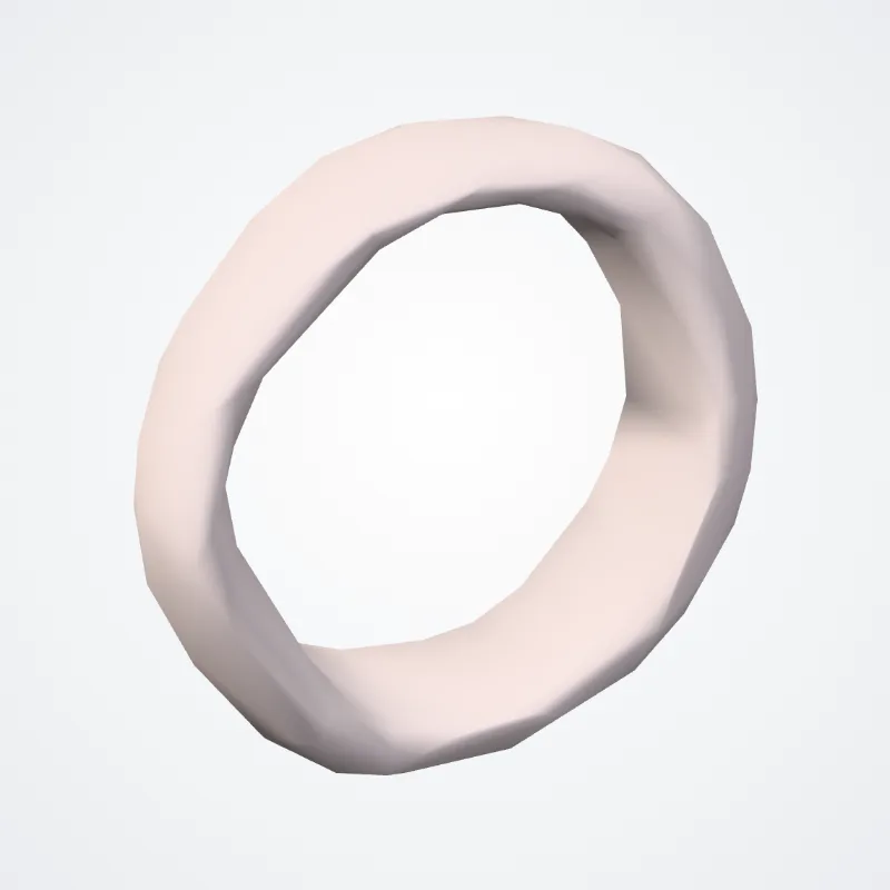 Anulus tendineus communis (Common tendinous ring) hervorgehoben in einem 3D-Modell des menschlichen Körpers