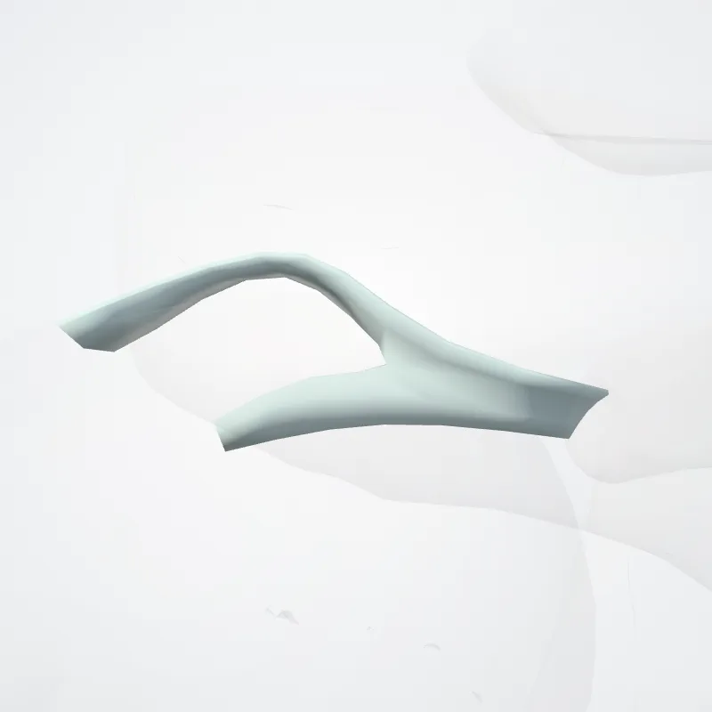 Ligamentum coracohumerale (Coracohumeral ligament) hervorgehoben in einem 3D-Modell des menschlichen Körpers