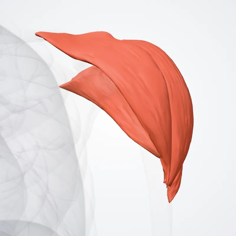 Deltoid muscle (Musculus deltoideus) highlighted in a 3D model of the human body