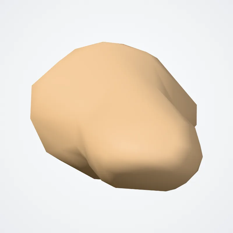 Distal phalanx of fourth finger of foot (Phalanx distalis quartum digitorum pedis) highlighted in a 3D model of the human body