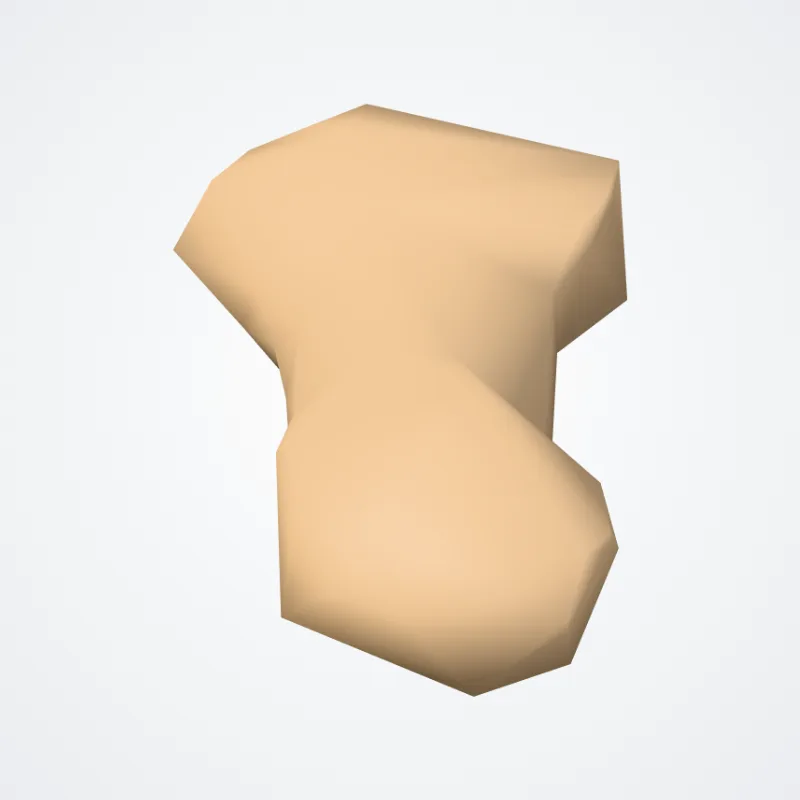 Phalanx distalis quartum digitorum manus (Distal phalanx of fourth finger of hand) hervorgehoben in einem 3D-Modell des menschlichen Körpers