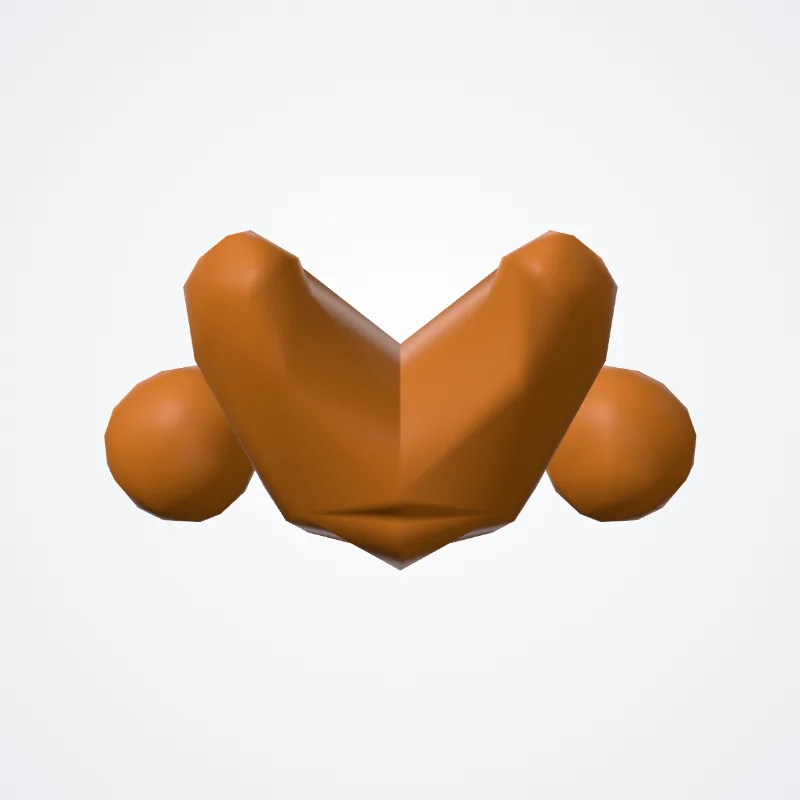 Habenula hervorgehoben in einem 3D-Modell des menschlichen Körpers