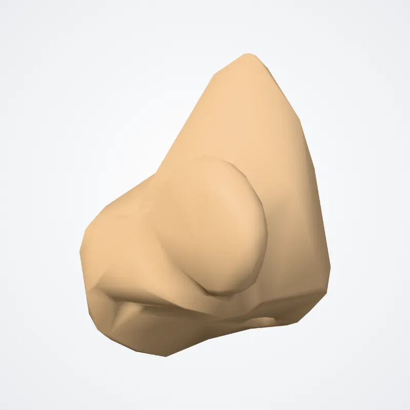 Os hamatum (Hamate bone) hervorgehoben in einem 3D-Modell des menschlichen Körpers