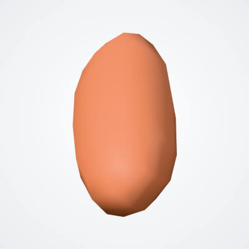 Glandula parathyreoidea inferior (Inferior parathyroid gland) hervorgehoben in einem 3D-Modell des menschlichen Körpers