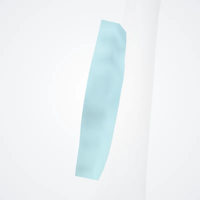 Lateral intermuscular septum of arm (Septum intermusculare laterale brachii) highlighted in a 3D model of the human body