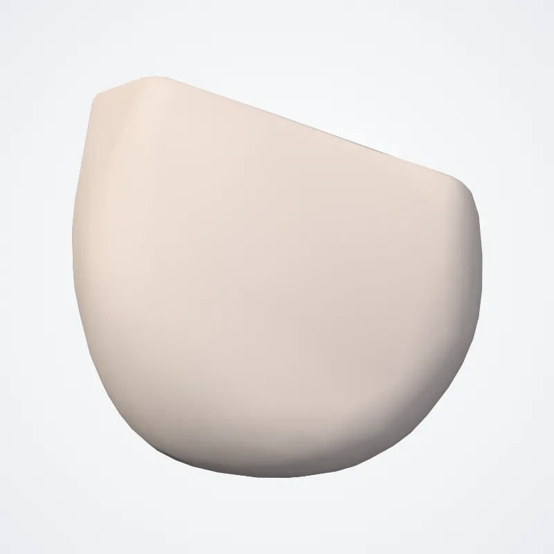 Valvula semilunaris sinistra valvae trunci pulmonalis (Left semilunar leaflet of pulmonary valve) hervorgehoben in einem 3D-Modell des menschlichen Körpers