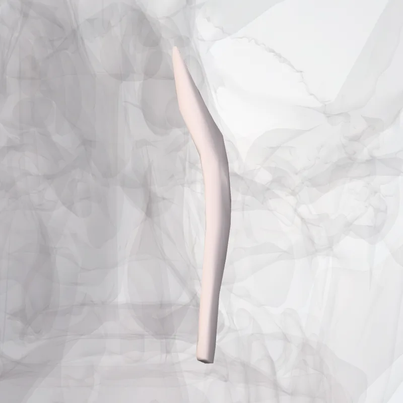 Levator nasolabialis hervorgehoben in einem 3D-Modell des menschlichen Körpers