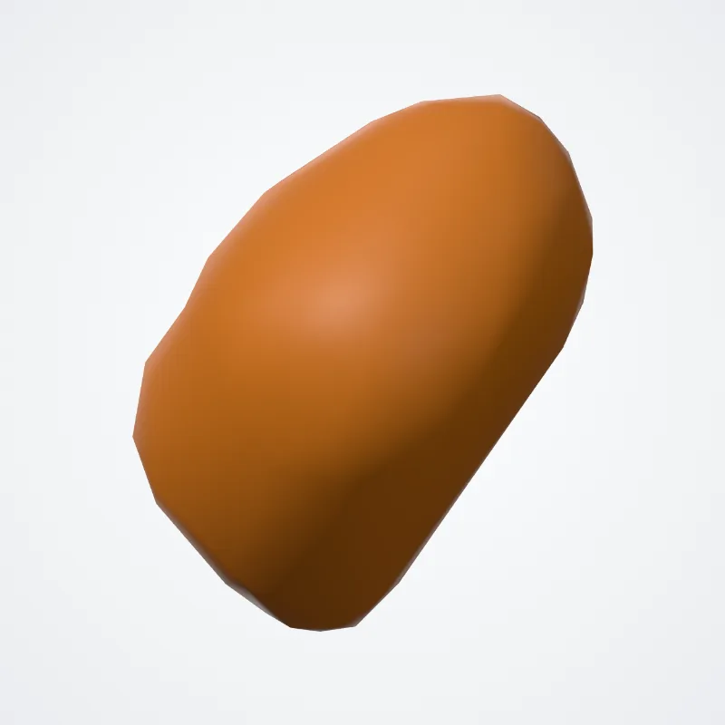 Corpus geniculatum mediale (Medial geniculate body) hervorgehoben in einem 3D-Modell des menschlichen Körpers