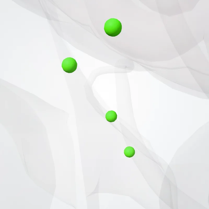 Obturator nodes (Nodi obturatorii) highlighted in a 3D model of the human body