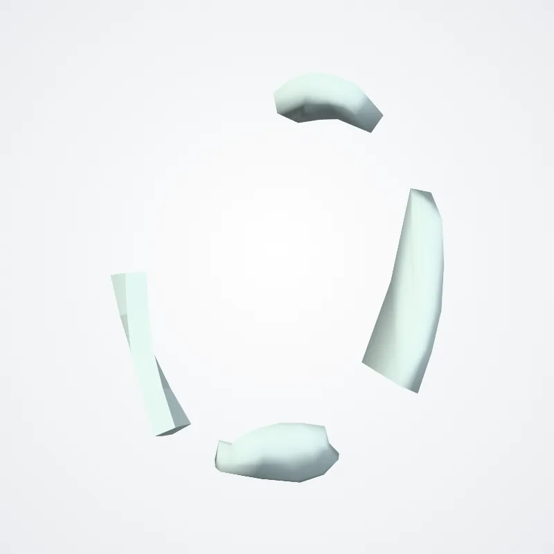 Pisotriquetral ligament (Ligamentum pisotriquetrum) highlighted in a 3D model of the human body