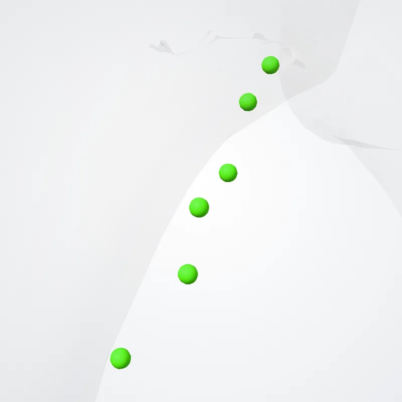Nodi axillares posteriores nodi subscapulares (Posterior axillary nodes) hervorgehoben in einem 3D-Modell des menschlichen Körpers