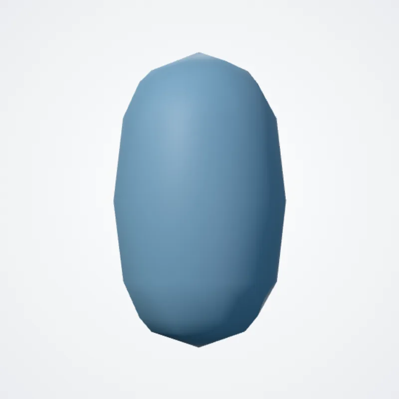 Nucleus cochlearis posterior (Posterior cochlear nucleus) hervorgehoben in einem 3D-Modell des menschlichen Körpers