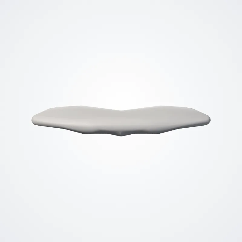 Posterior commissure (Commissura posterior) highlighted in a 3D model of the human body