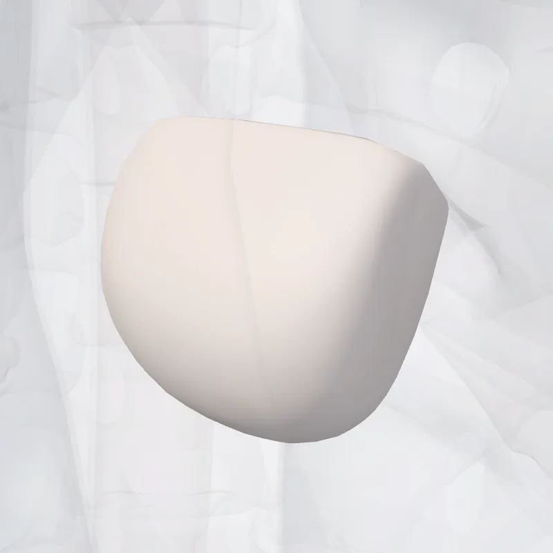 Valvula semilunaris dextra valvae trunci pulmonalis (Right semilunar leaflet of pulmonary valve) hervorgehoben in einem 3D-Modell des menschlichen Körpers