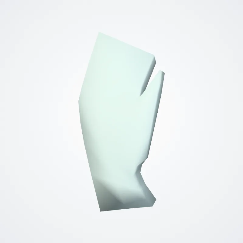 Scaphotrapeziotrapezoidal ligament (Ligamentum scaphotrapeziotrapezoideum) highlighted in a 3D model of the human body