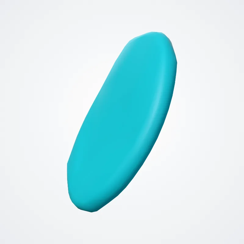 Bursa musculi semimembranosi (Semimembranosus bursa) hervorgehoben in einem 3D-Modell des menschlichen Körpers