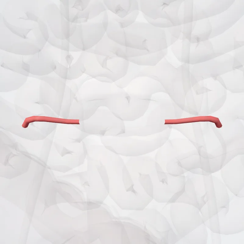 Ramus spinalis arteriae iliolumbalis (Spinal branch of iliolumbar artery) hervorgehoben in einem 3D-Modell des menschlichen Körpers
